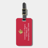 ファイアサブトラント1ブグルマルチーズクロス ラゲッジタグ (正面縦)