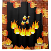 ファイアシャワーカーテン シャワーカーテン (正面)