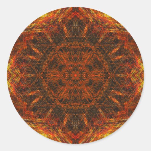 ファイアスターカスタムステッカー ラウンドシール (正面)