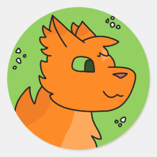 ファイアスターラウンドステッカー ラウンドシール