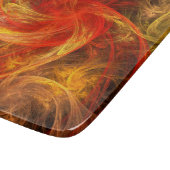 ファイアストームノヴァ抽象芸術アート長方形 カッティングボード (角)