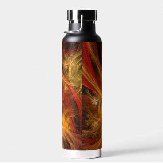 ファイアストームノヴァ抽象芸術アート ウォーターボトル (右面)
