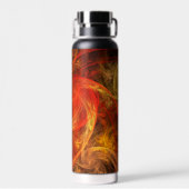 ファイアストームノヴァ抽象芸術アート ウォーターボトル (背面)