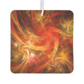 ファイアストームノヴァ抽象芸術アート カーエアーフレッシュナー (裏面)