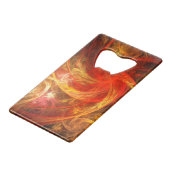 ファイアストームノヴァ抽象芸術アート クレジットカード栓抜き (裏面アングル)