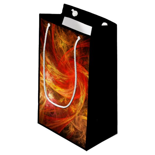 ファイアストームノヴァ抽象芸術アート スモールペーパーバッグ (正面アングル)