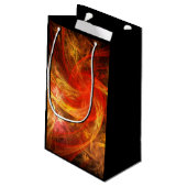 ファイアストームノヴァ抽象芸術アート スモールペーパーバッグ (裏面アングル)