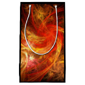 ファイアストームノヴァ抽象芸術アート スモールペーパーバッグ (正面)