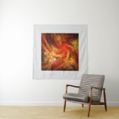 ファイアストームノヴァ抽象芸術アート タペストリー (インサイチュ)