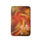ファイアストームノヴァ抽象芸術アート バスマット (正面縦)