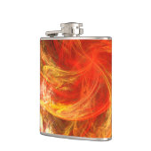 ファイアストームノヴァ抽象芸術アート フラスク (左)