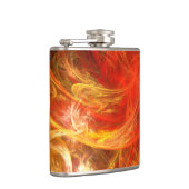 ファイアストームノヴァ抽象芸術アート フラスク (右)