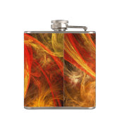 ファイアストームノヴァ抽象芸術アート フラスク (裏面)