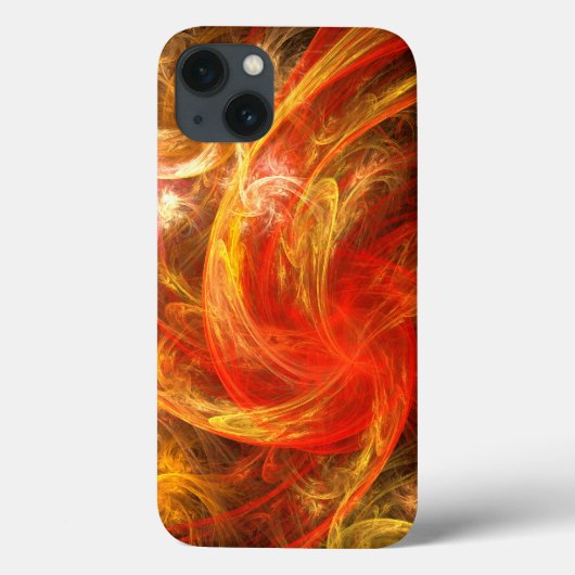ファイアストームノヴァ抽象芸術アート Case-Mate iPhoneケース (裏面)