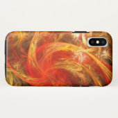 ファイアストームノヴァ抽象芸術アート Case-Mate iPhoneケース (裏面(横))