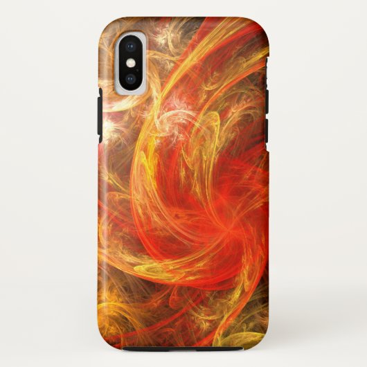 ファイアストームノヴァ抽象芸術アート Case-Mate iPhoneケース (裏面)
