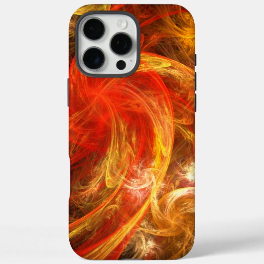 ファイアストームノヴァ抽象芸術アート Case-Mate iPhoneケース (裏面)