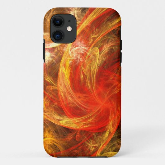 ファイアストームノヴァ抽象芸術アート Case-Mate iPhoneケース (裏面)