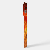 ファイアストームノヴァ抽象芸術アート iPhoneケース (左側面)