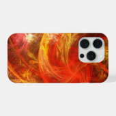 ファイアストームノヴァ抽象芸術アート iPhoneケース (裏面横)