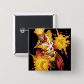 ファイアストームパンチ 缶バッジ (正面&裏面)