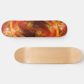 ファイアストーム抽象芸術アートスケートボード スケートボード (横)