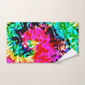 ファイアストーム絞り染め、バスタオオルセット バスタオルセット (ハンドタオル)