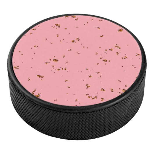 ファイアスパークオーバーレイあなたの写真赤面ピンク アイスホッケーパック (3/4)