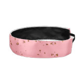 ファイアスパークオーバーレイあなたの写真赤面ピンク アスレチックヘッドバンド (右)