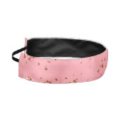 ファイアスパークオーバーレイあなたの写真赤面ピンク アスレチックヘッドバンド (左)