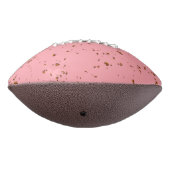 ファイアスパークオーバーレイあなたの写真赤面ピンク アメリカンフットボール (回転270)