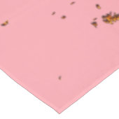 ファイアスパークオーバーレイあなたの写真赤面ピンク テーブルクロス (アングル)