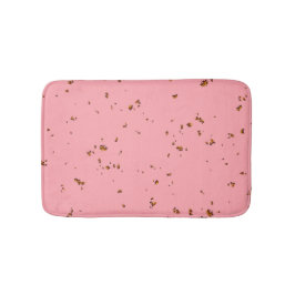 ファイアスパークオーバーレイあなたの写真赤面ピンク バスマット