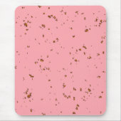 ファイアスパークオーバーレイあなたの写真赤面ピンク マウスパッド (正面)