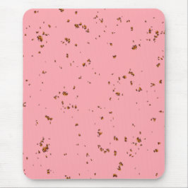 ファイアスパークオーバーレイあなたの写真赤面ピンク マウスパッド