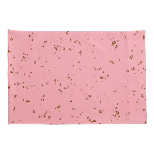 ファイアスパークオーバーレイあなたの写真赤面ピンク 枕カバー (裏面-右)