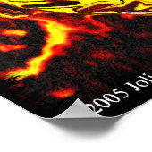 ファイアスピリットプリント ポスター (角)