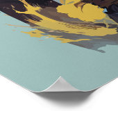 ファイアスプラッシュクールグレー忍者キャットウォリアー ポスター (角)