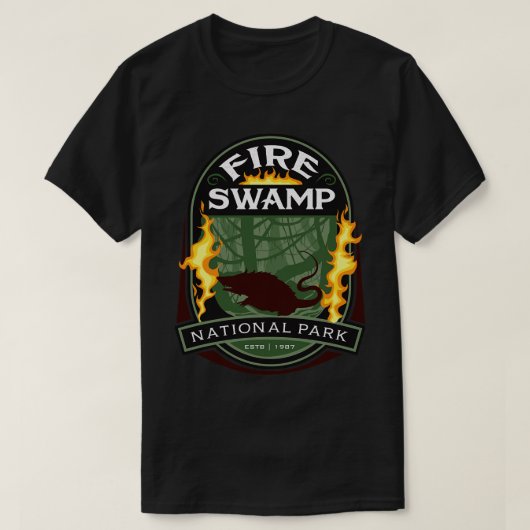 ファイアスワンプ国立公園 Tシャツ (デザイン正面)