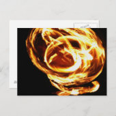 ファイアダンサールアウ（ハワイ式宴会） ポストカード (正面/裏面)