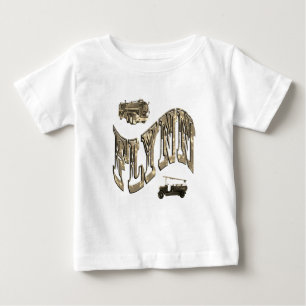 ファイアトラック付きのフリン ベビーTシャツ