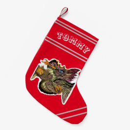 ファイアドラゴンクリスマスストッキング スモールクリスマスストッキング