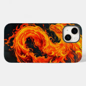 ファイアドラゴンケース Case-Mate iPhoneケース (裏面 (横))