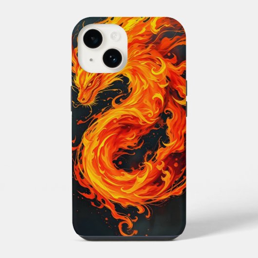 ファイアドラゴンケース iPhoneケース (裏面)