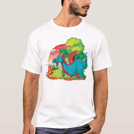 ファイアドラゴンシャツ Tシャツ (正面)