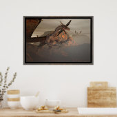 ファイアドラゴンバイミシェル・ウィルダー ポスター (キッチン)