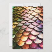 ファイアドラゴンマジカルエンチャント8番目誕生日 招待状 (裏面)