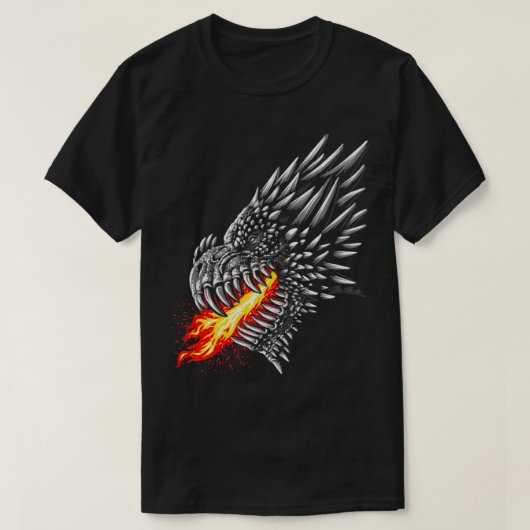ファイアドラゴン Tシャツ (デザイン正面)