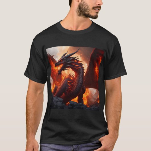 ファイアドラゴン Tシャツ (正面)