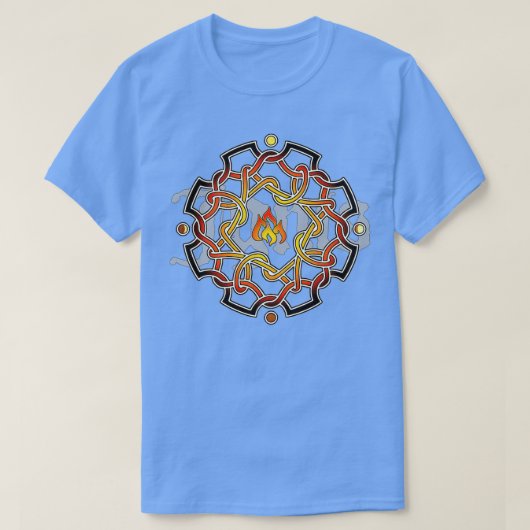 ファイアノットv2 tシャツ (デザイン正面)